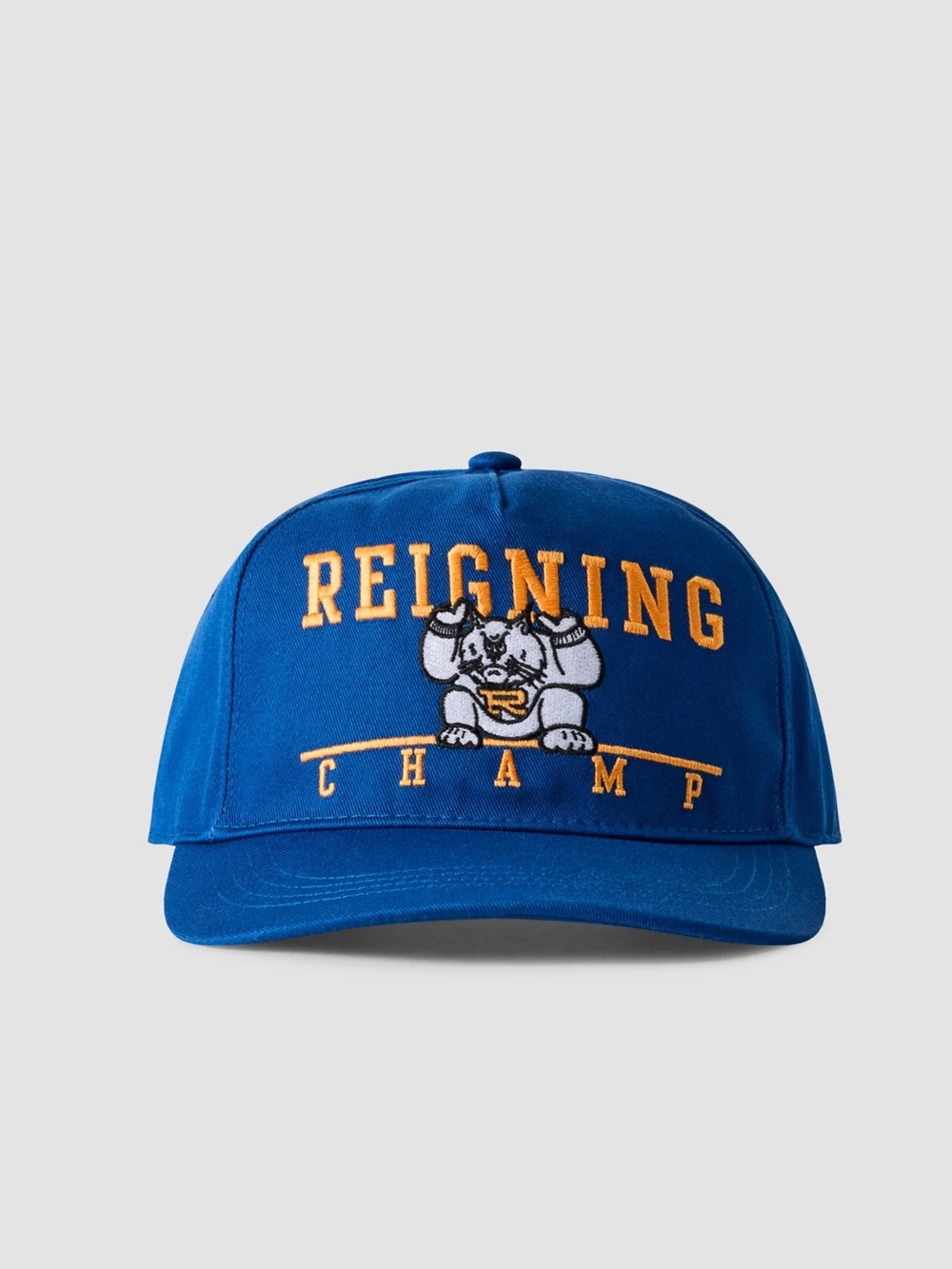 REIGNING CHAMP CAMPUS SNAPBACK CAP cobalt blue / orange , unworn, new